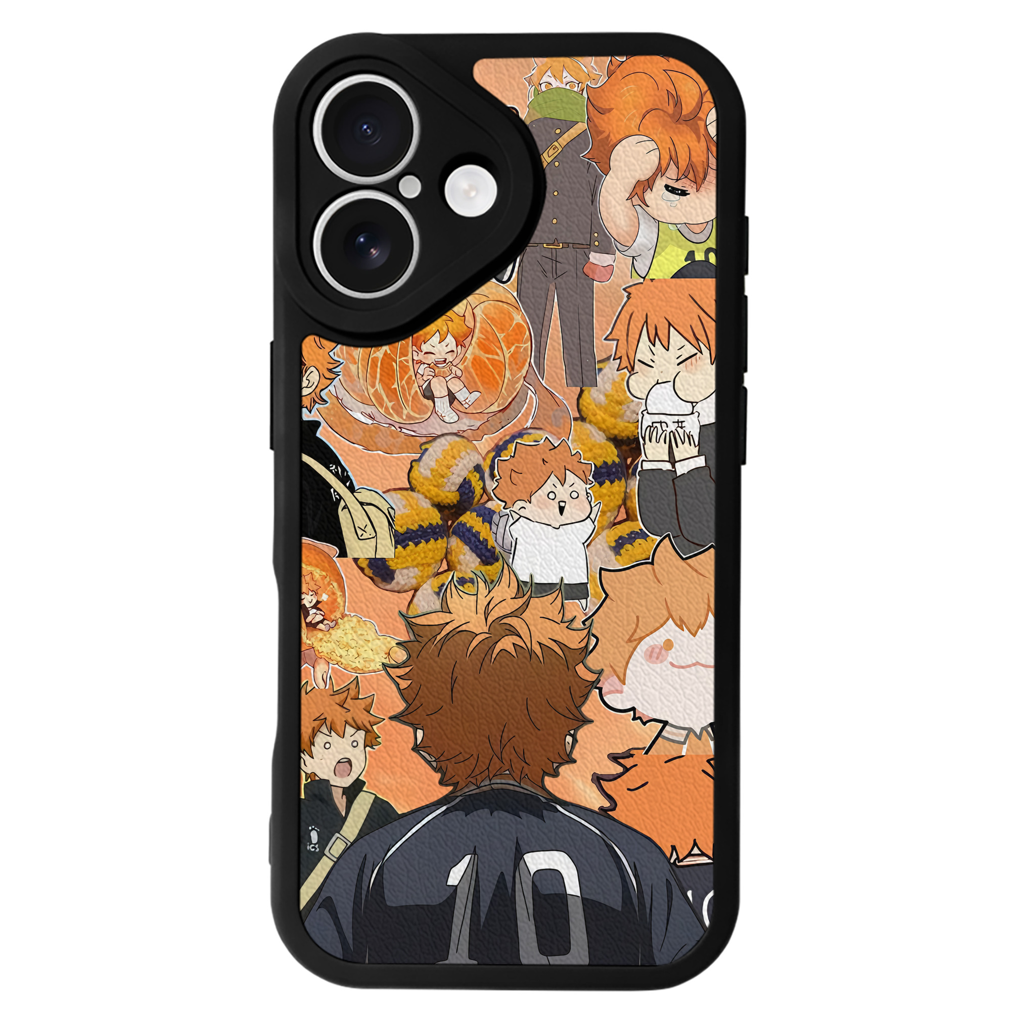 （画像用） ハイキュー!! Haikyu!! 【iPhone 16シリーズ対応】シリコンスマホケース（レザー調） 材質：シリコン